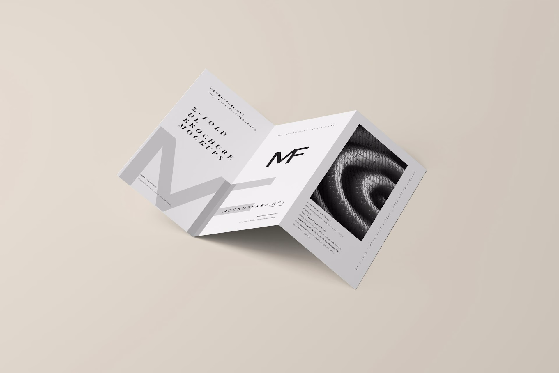 Brand identity applied to printed collateral
